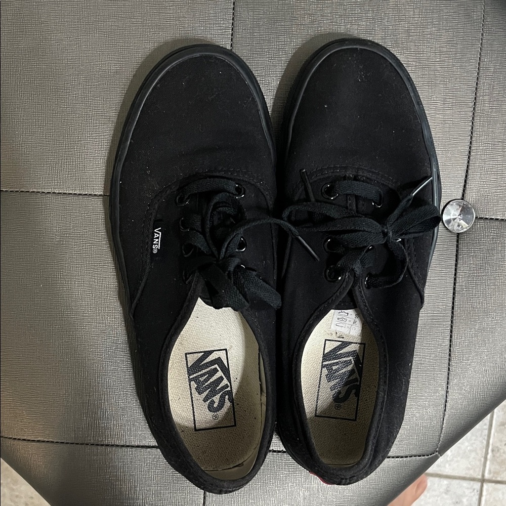 Vans Classic Black Lace-Up Shoes